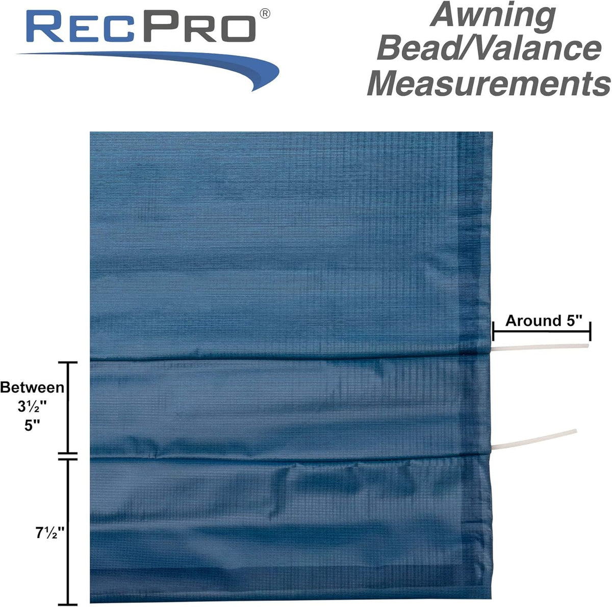 19 Foot Blue Awning Fabric Replacement M17880