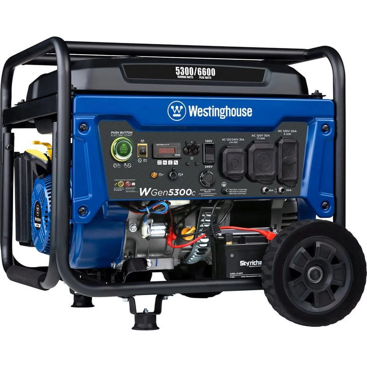 Gas Powered Portable Generator with Remote Electric Start N366