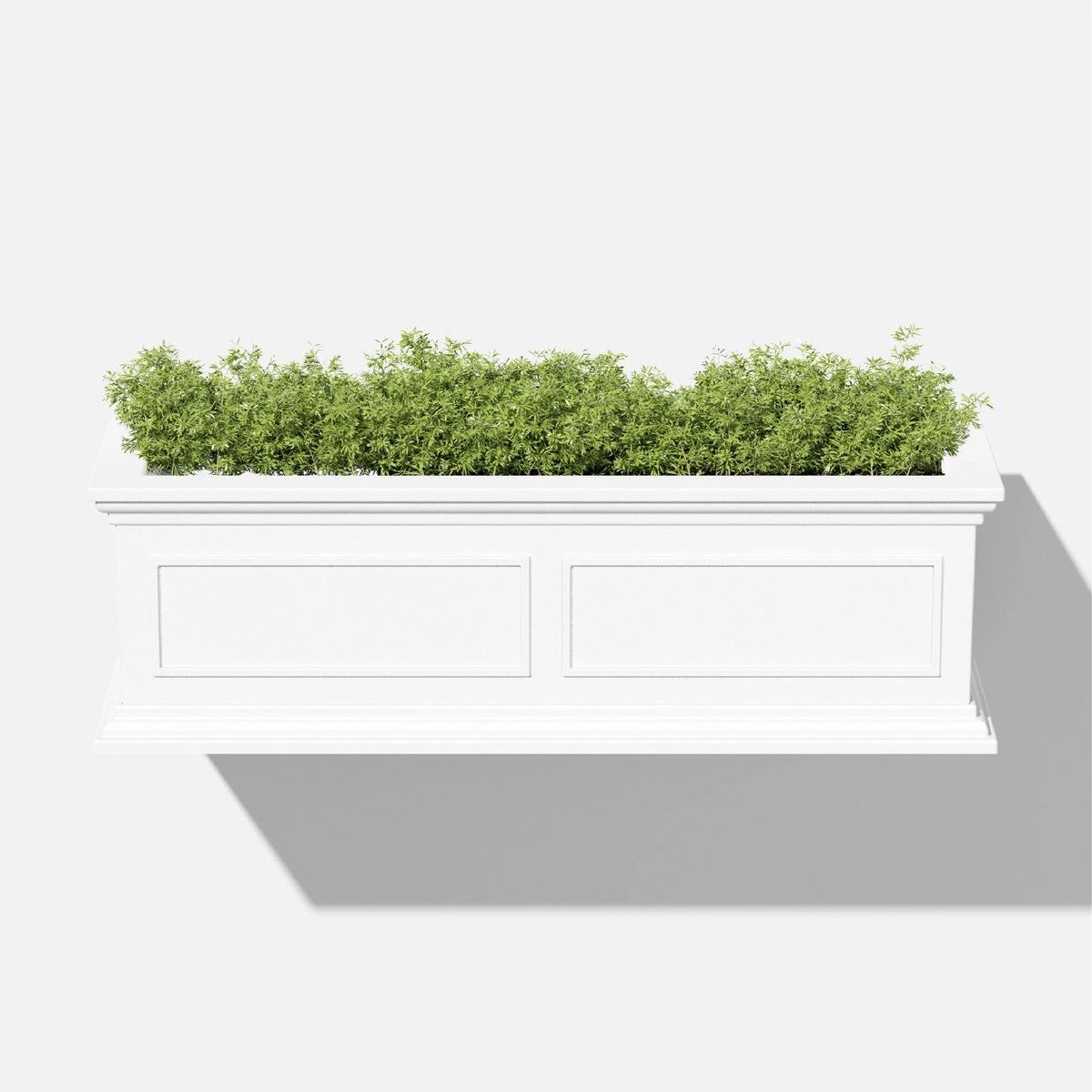 White 36" Railing Window Box Planter L1688