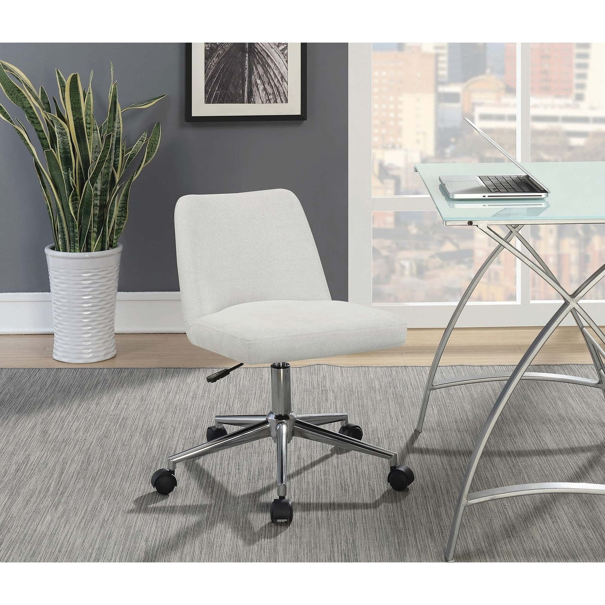 Swivel Office Chair Grey S9916