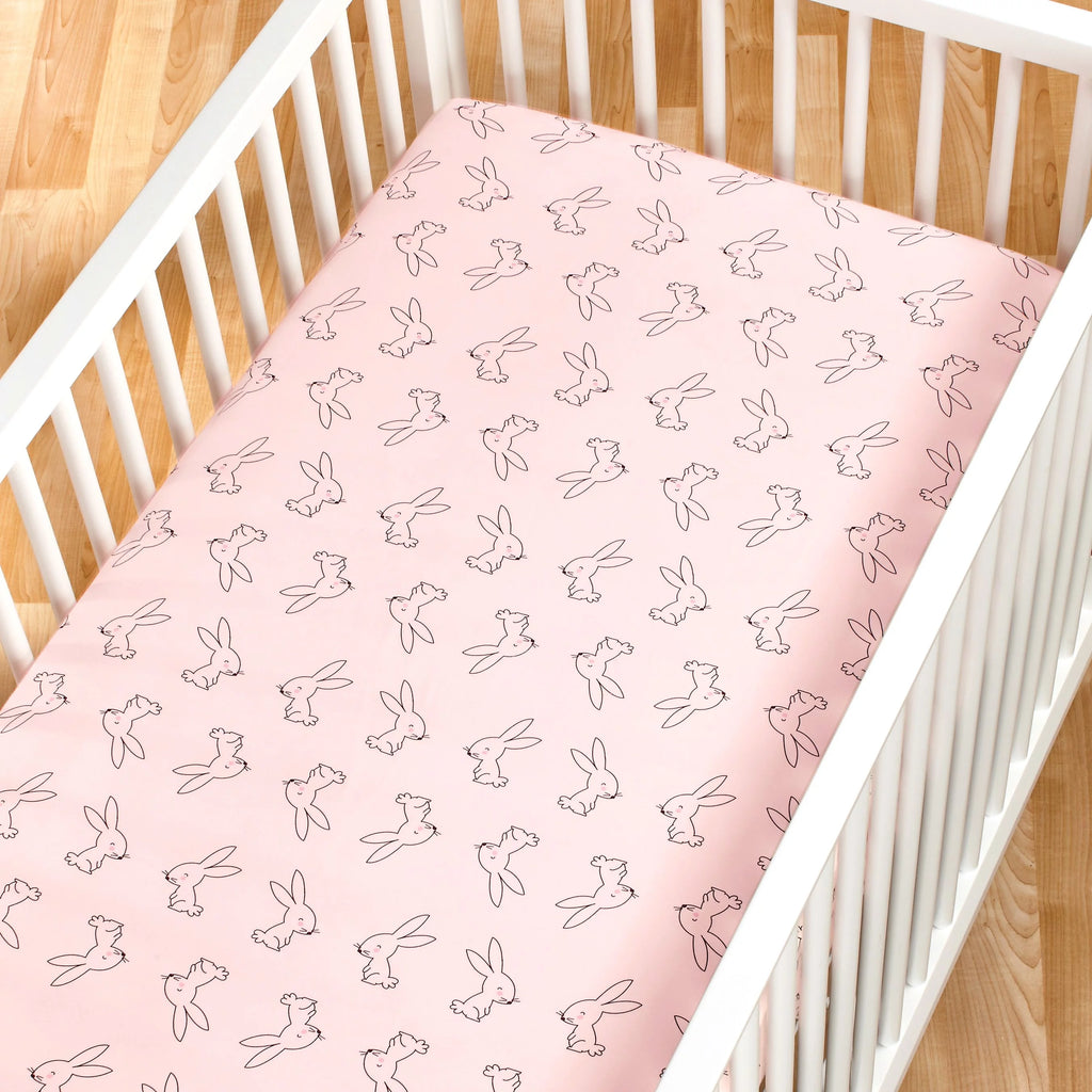 3 Pc Organic Cotton Crib Bedding Set L9610