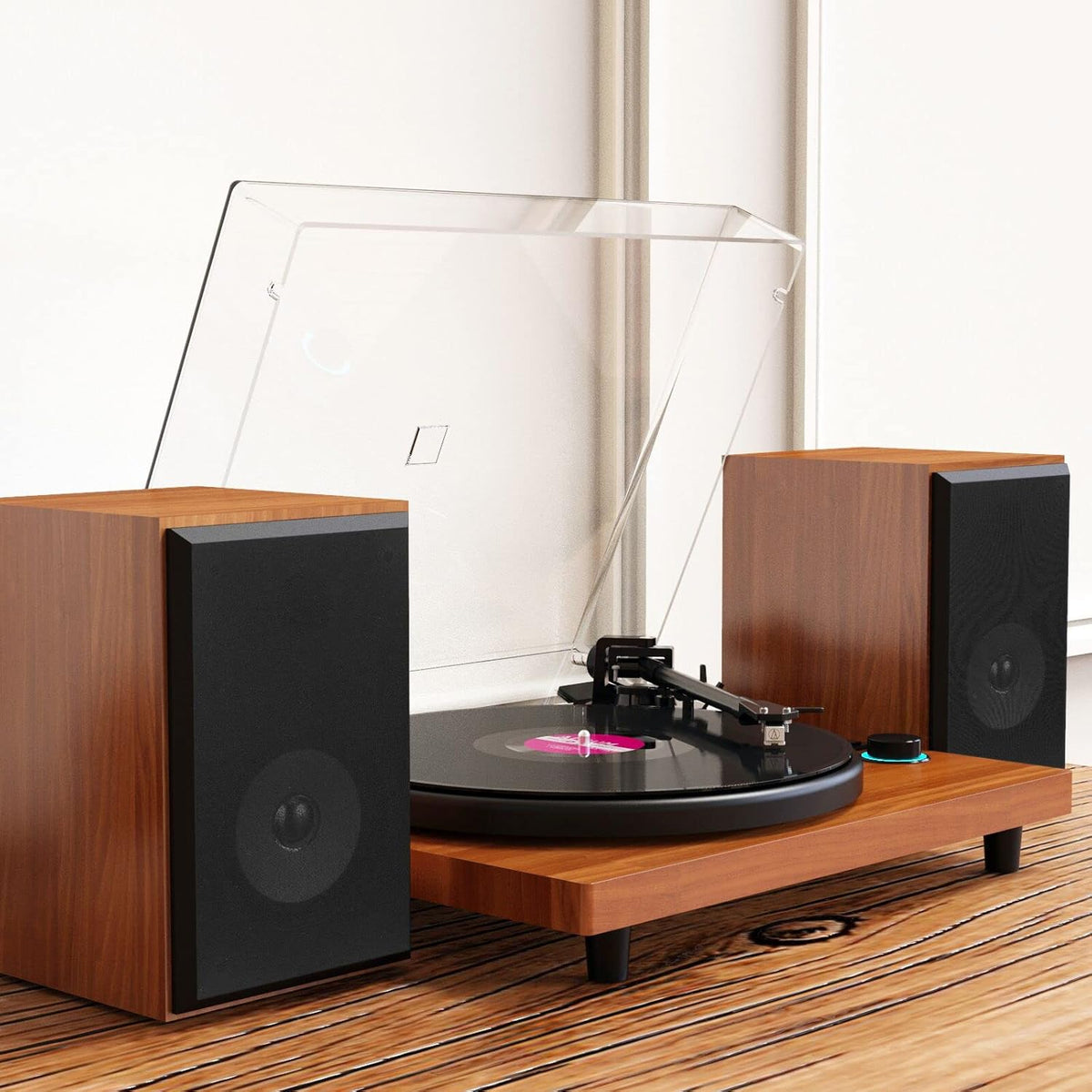 Bluetooth Record Player with Speakers O71987