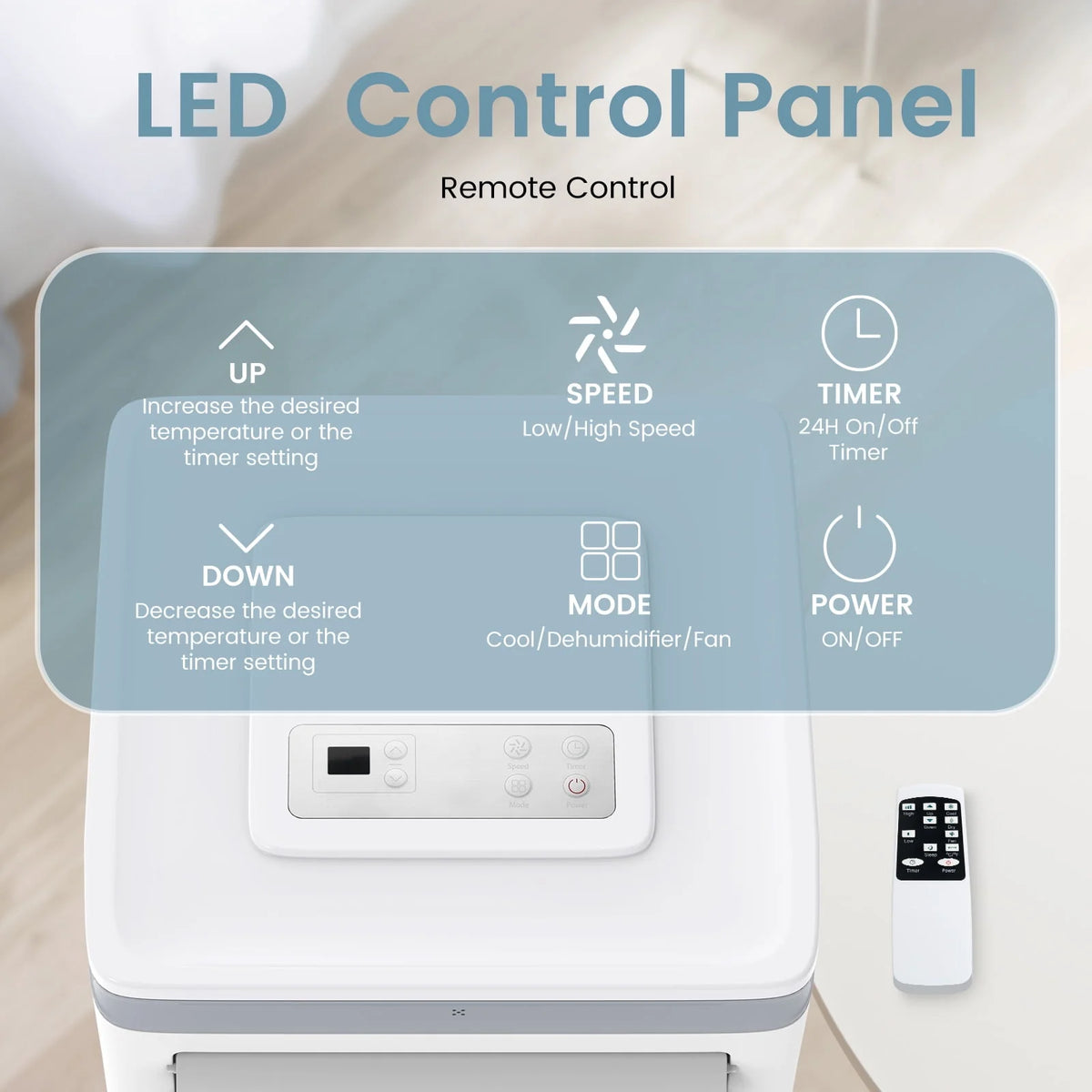 8000 BTU Portable Air Conditioner Y8489