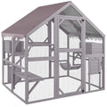 Outdoor Cat Enclosure with Bridges P5475