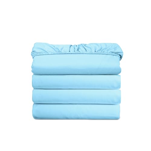 Super Soft 6-Pack Extra Deep Pocket Microfiber Fitted Sheet Twin XL Navy S82800