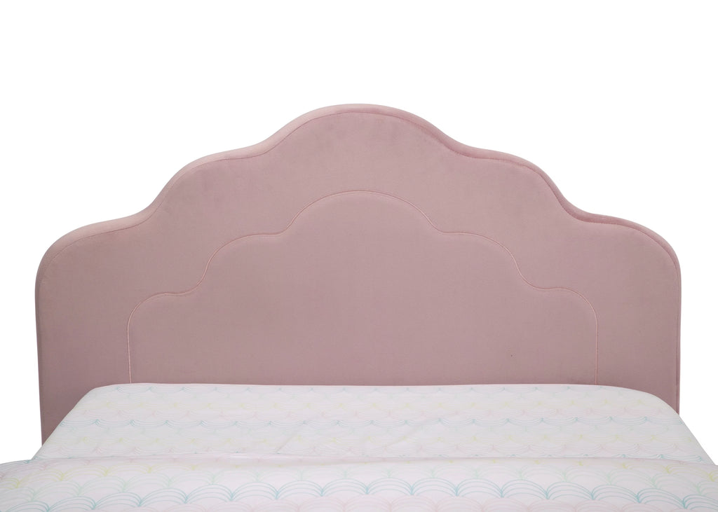 Upholstered Twin Bed Rose Pink H3364