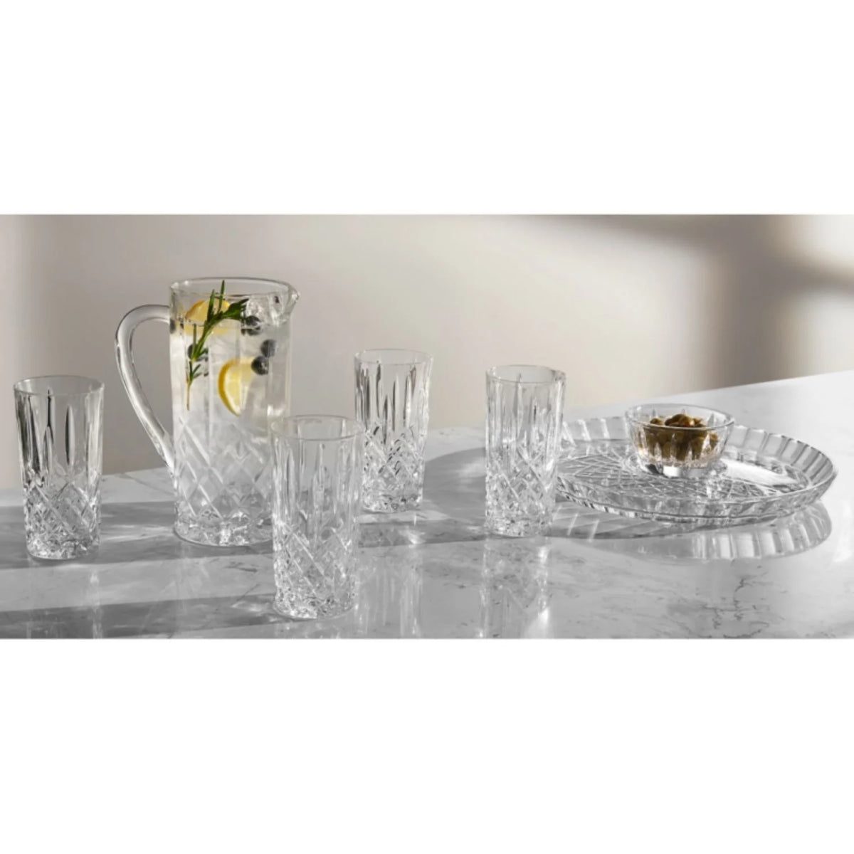 Clear Crystalline Chip & Dip Bowl M398195