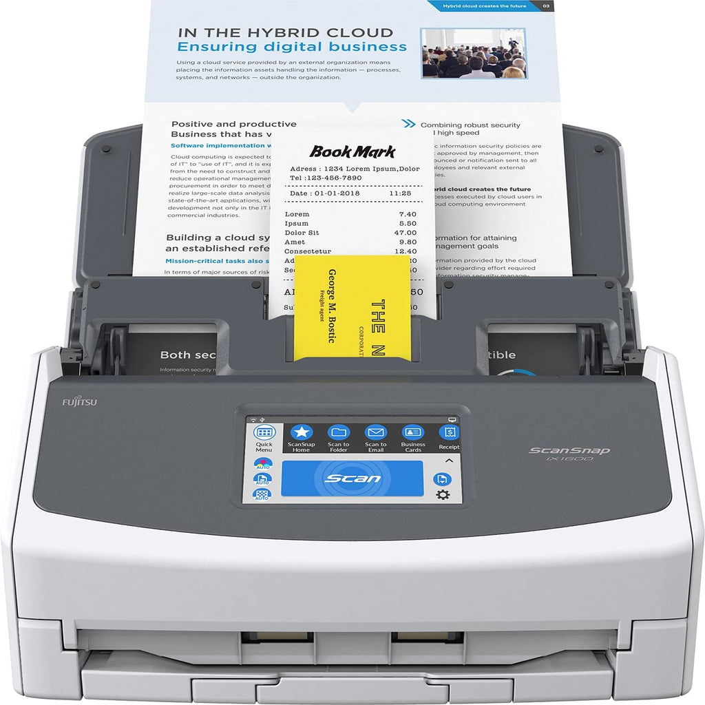 Black Document Scanner V8619