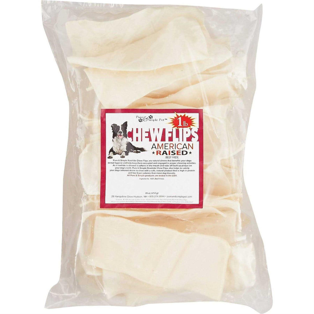 Rawhide Chew Flips B7982