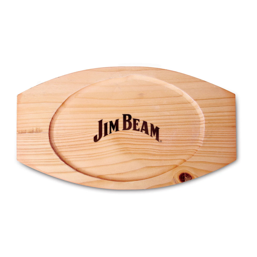 Cast Iron Skillet with Wooden Plate and Handle Cover S4189