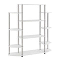 White Wall Unit Bookshelf N6539