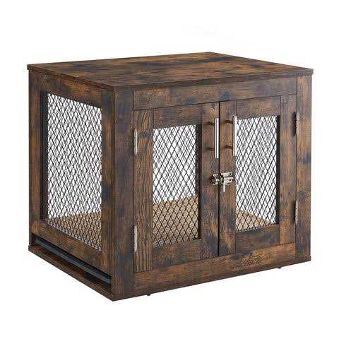 Dog Crate with Cushion and Tray P24836