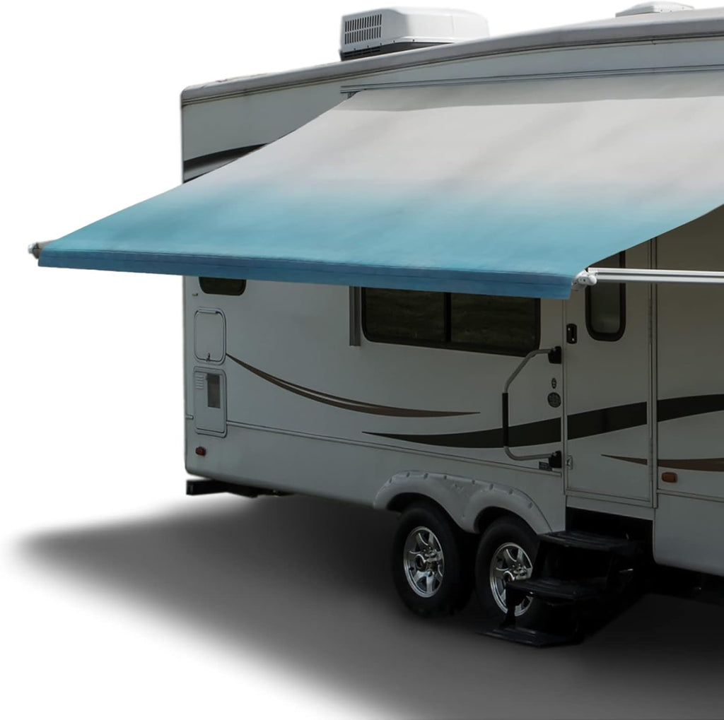 19 Foot Blue Awning Fabric Replacement M17880