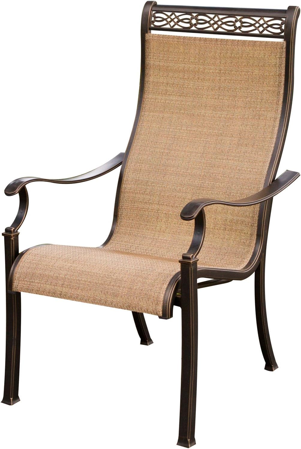 7 Piece Tan Swivel Rocker Dining Set T177940