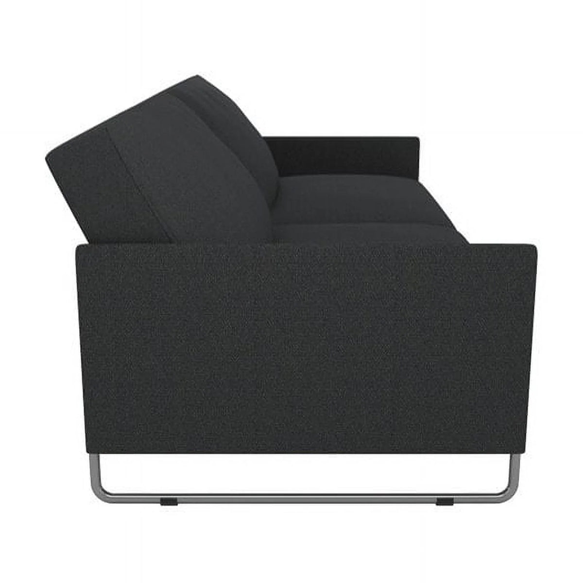 Grey Linen Convertible Futon B714893