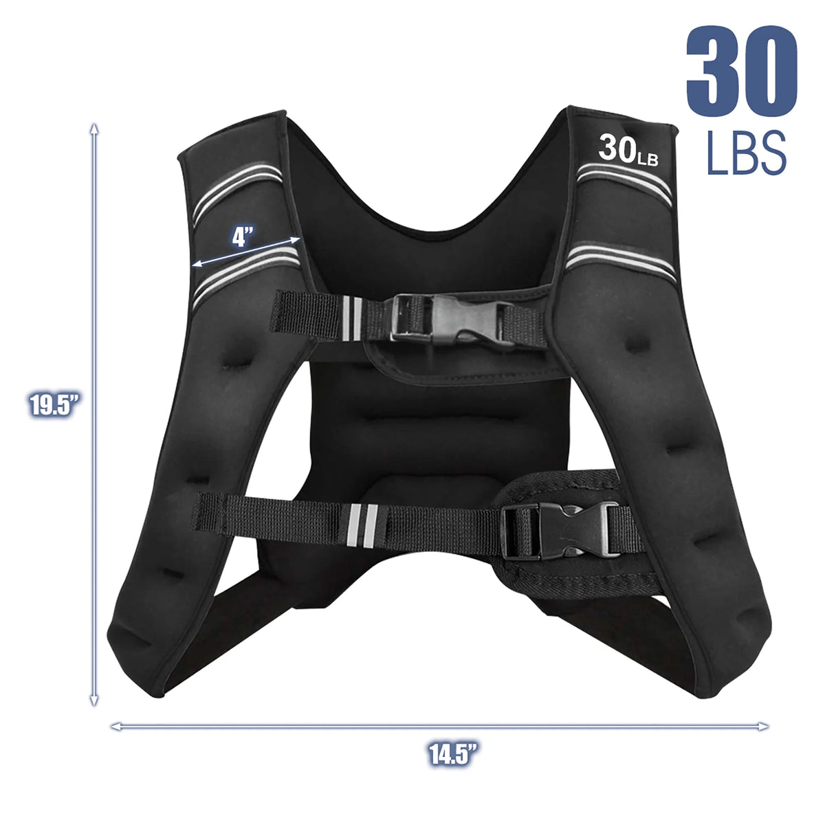 30LBS Adjustable Weighted Vest F76116