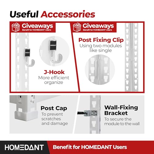 5 Tier Heavy Duty Adjustable Metal Shelving Unit J23452