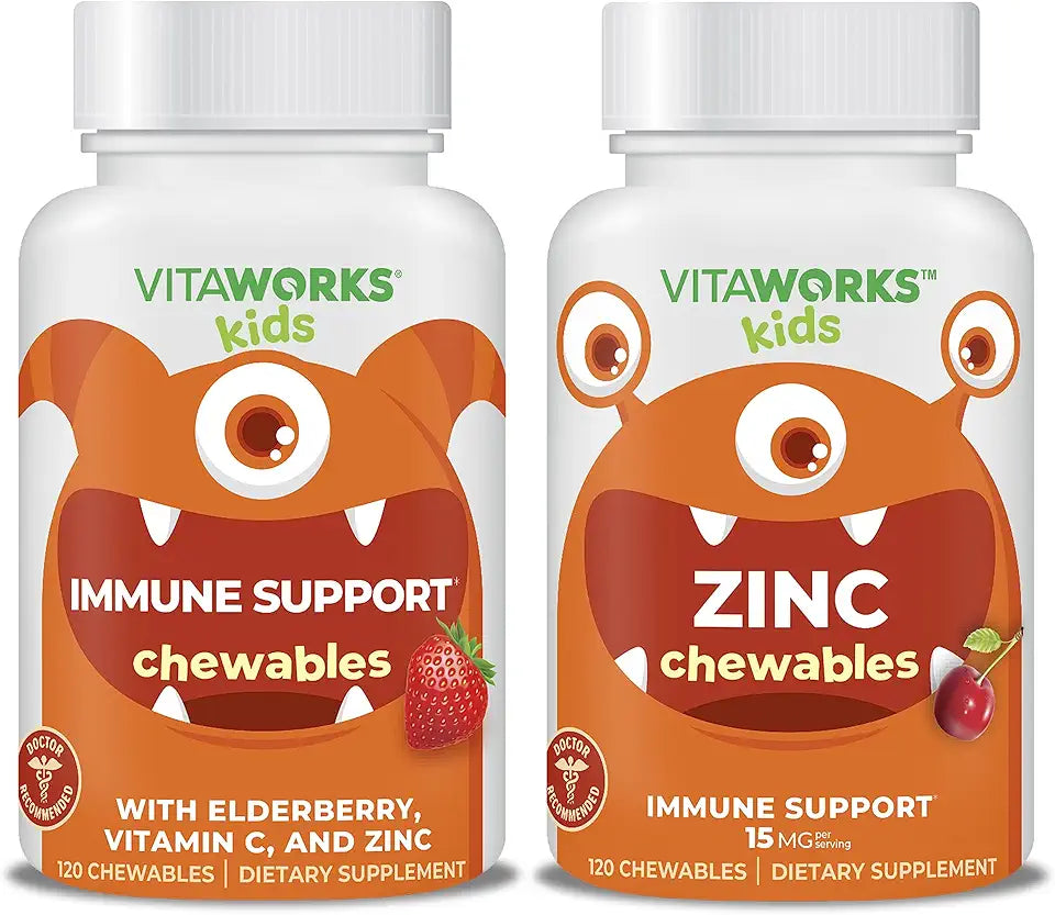 Kids Elderberry Zinc C Chewables Bundle K118466