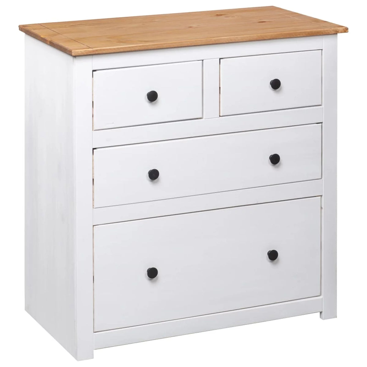 Pinewood Sideboard with 4 Storage Drawers A5988