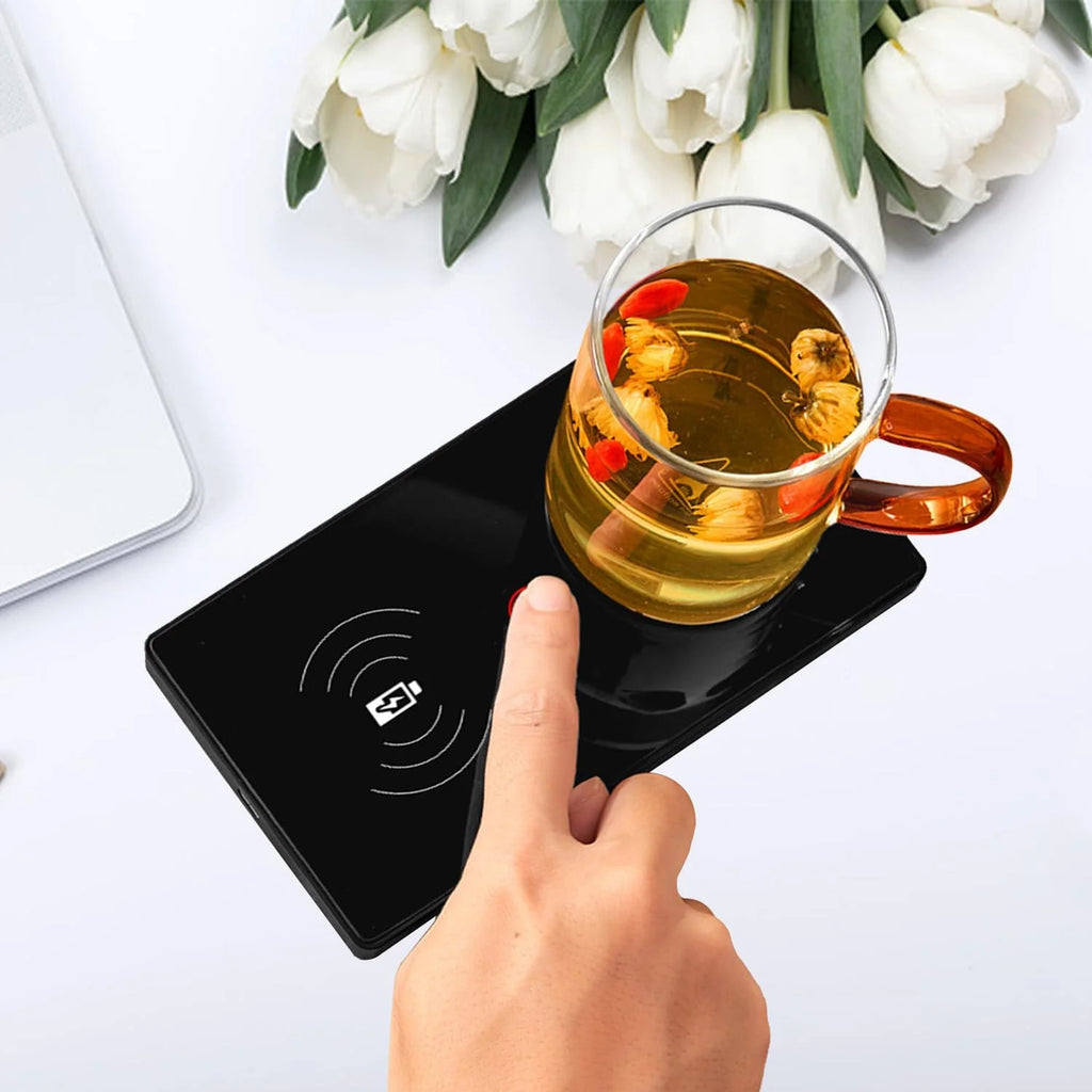 Coffee Mug Warmer 2 in 1 Wireless Charger D34142