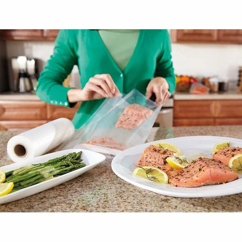 11" x 50' & 8" x 50' BPA Free Vacuum Sealer Bags X737556
