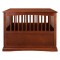 Walnut Pet Crate End Table T570