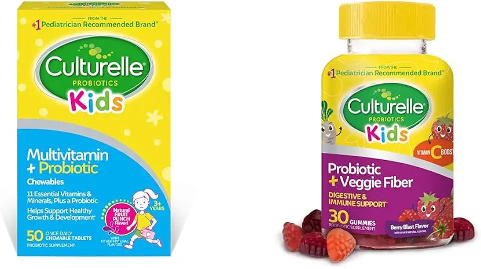 Chewable Multivitamin + Probiotic 50 Count + Probiotic Gummies 30 Count K27159