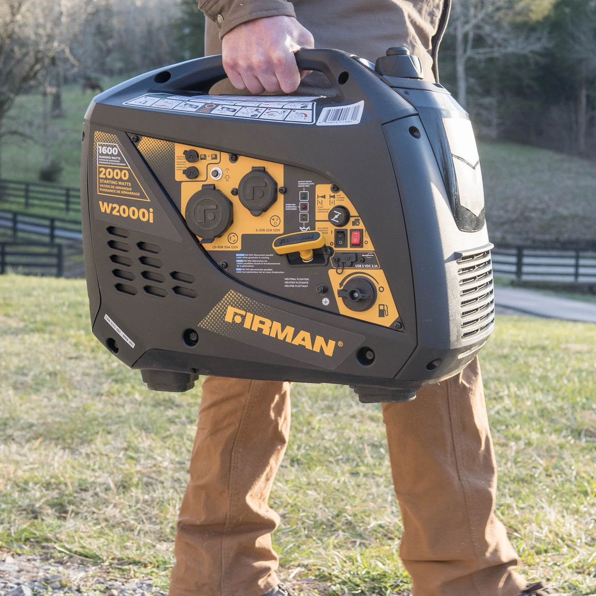 1600/2000 Watt Gasoline Powered Inverter Generator K93247