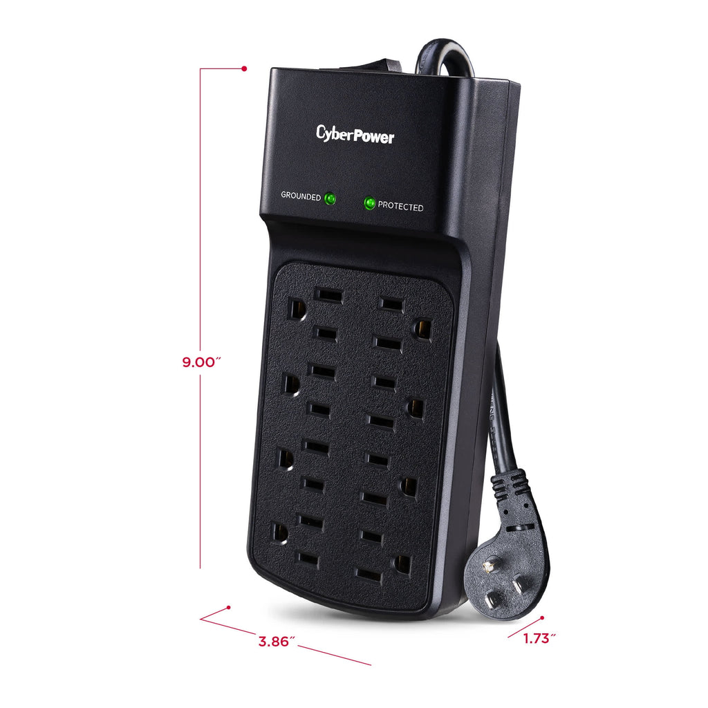 500 Joule Surge Protector with 8 Outlets L1629