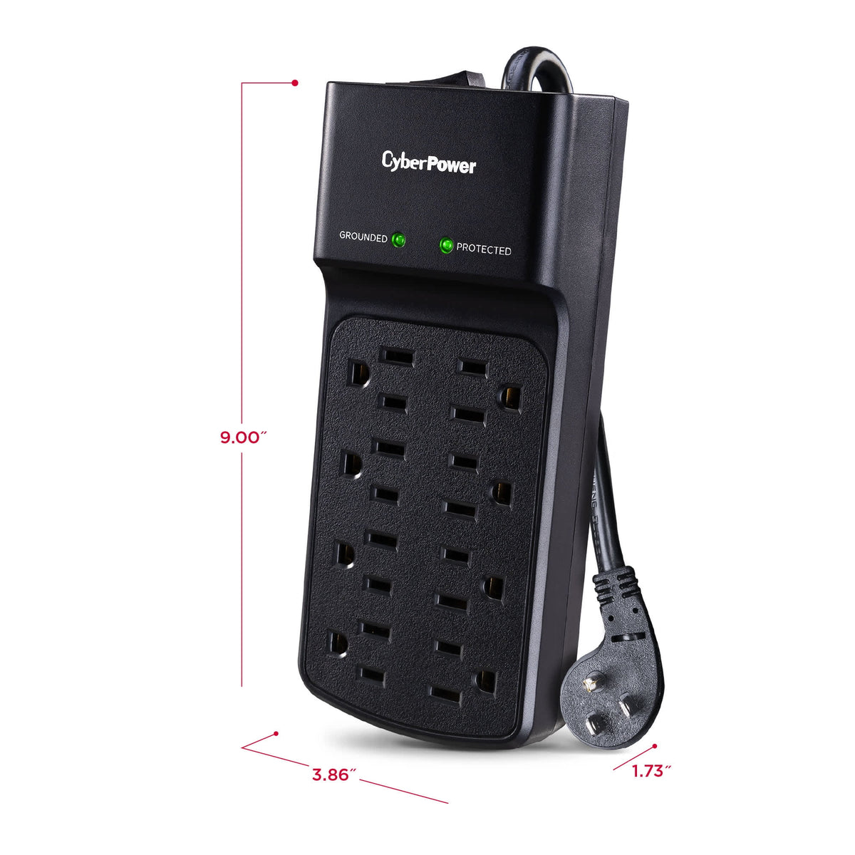 500 Joule Surge Protector with 8 Outlets L1629
