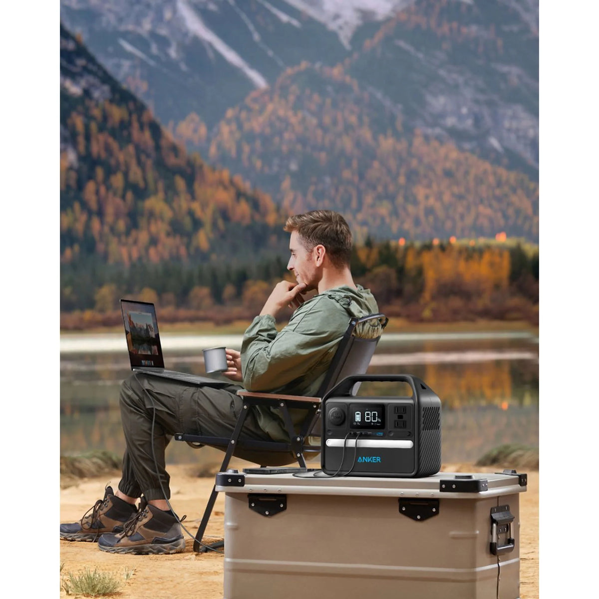 Portable Power Station Black C530