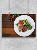 Grilled Beef Steak Poster K92309