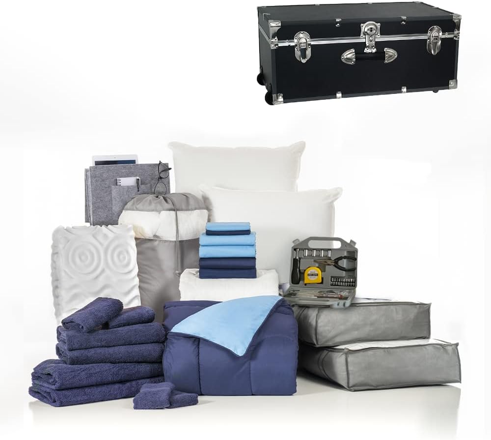 Twin XL 25-Piece Bedding Bath Set with Trunk Z529