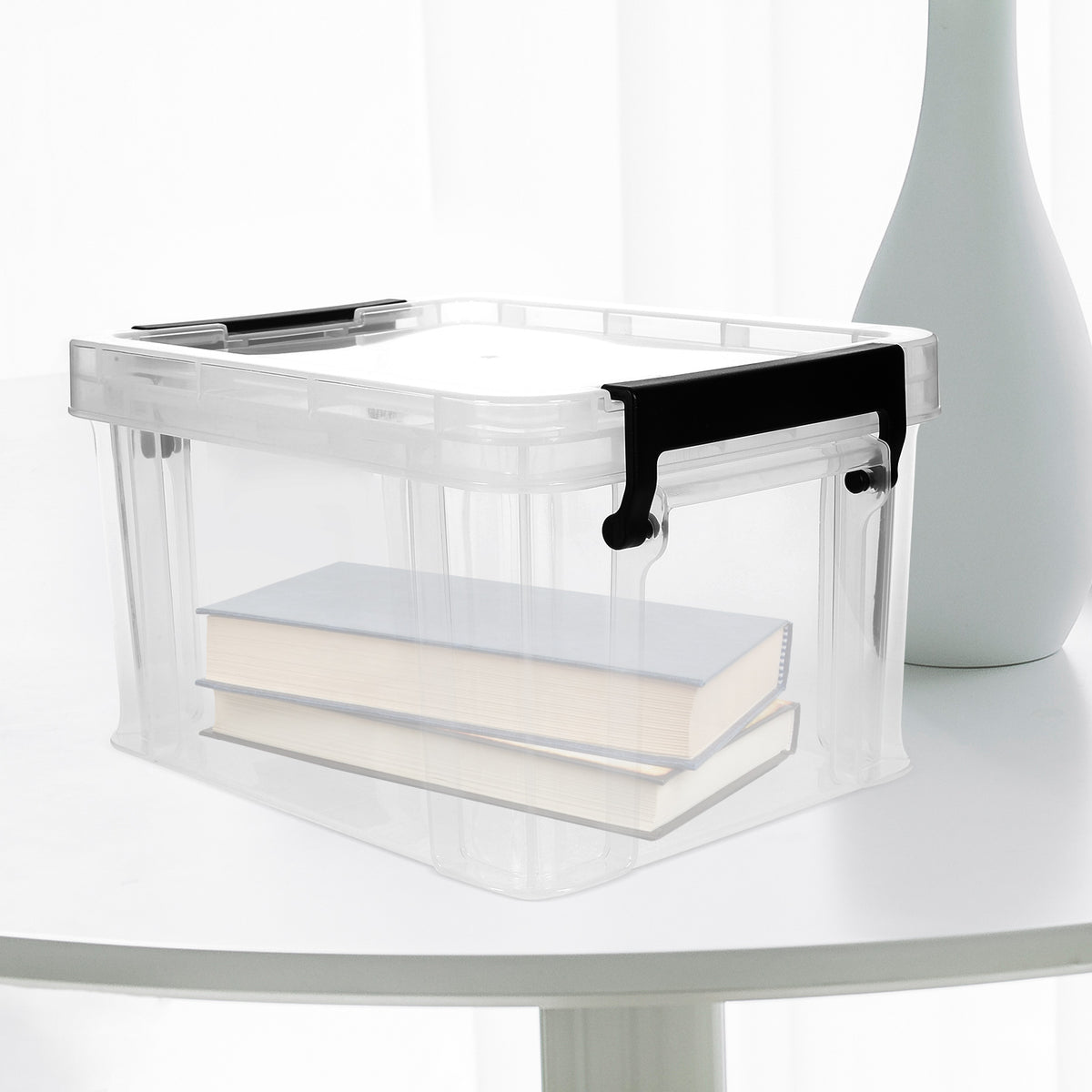 Stationery Storage Box Transparent X5186