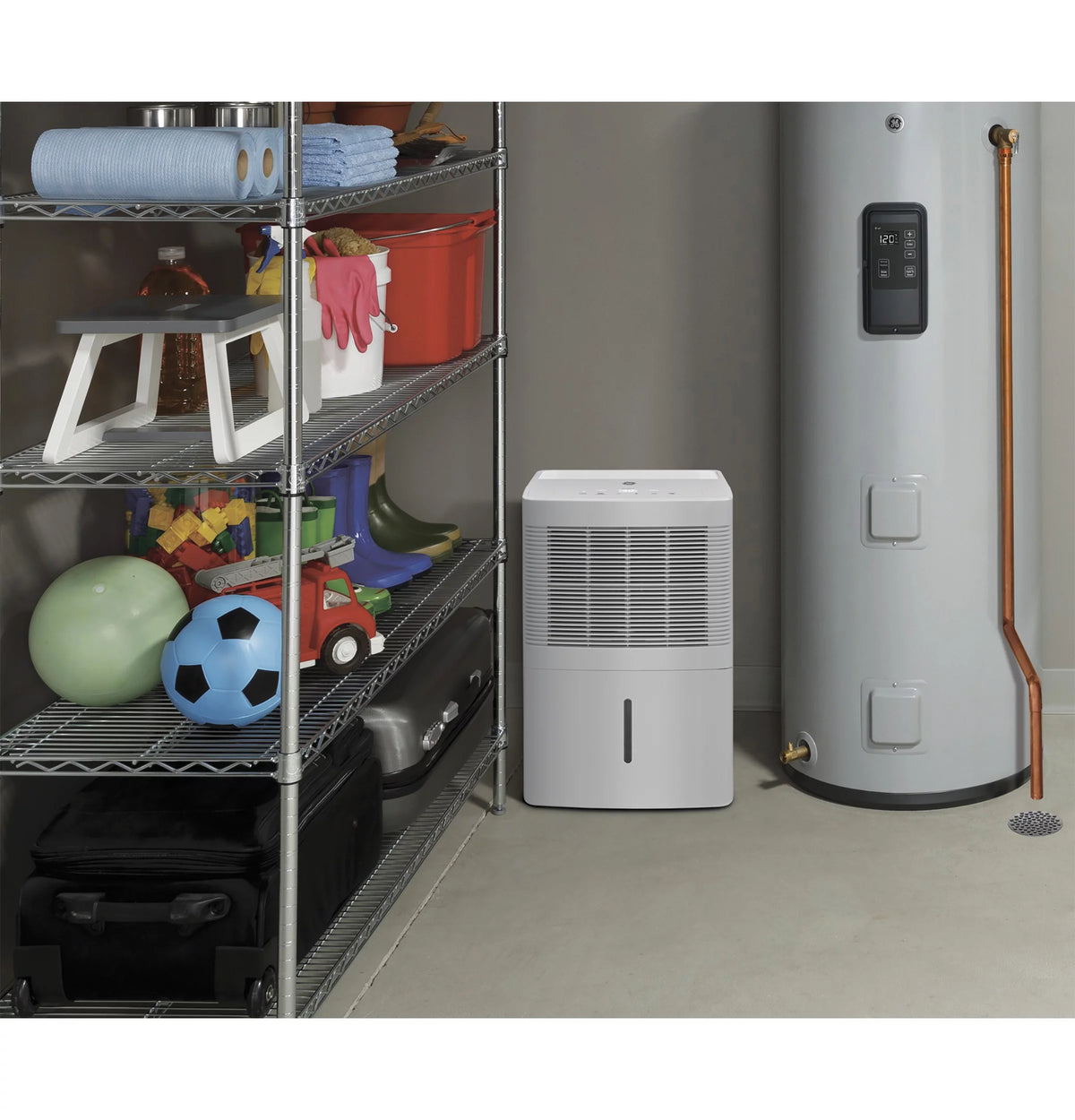 20 Pt Portable Dehumidifier White N37444