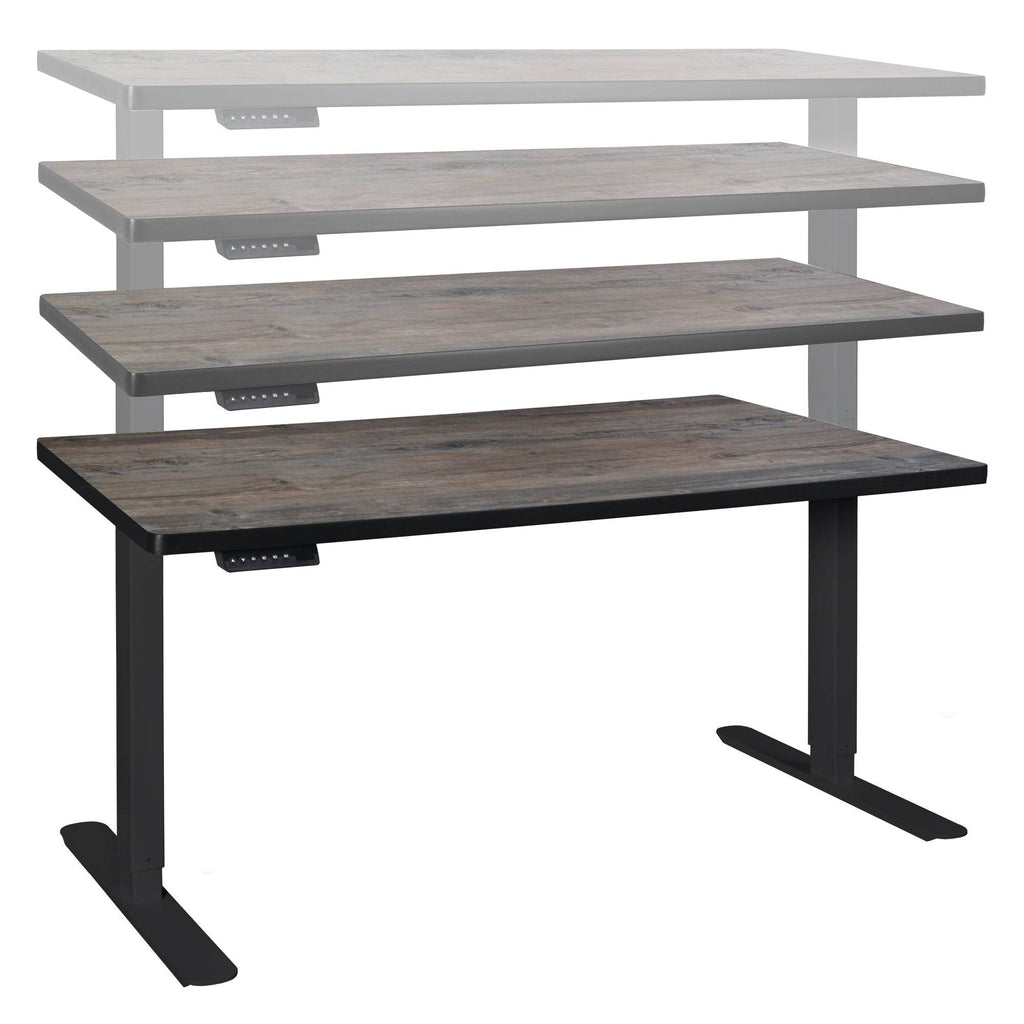 Height Adjustable Power Base for 48-72x22 Table Tops Grey C838960