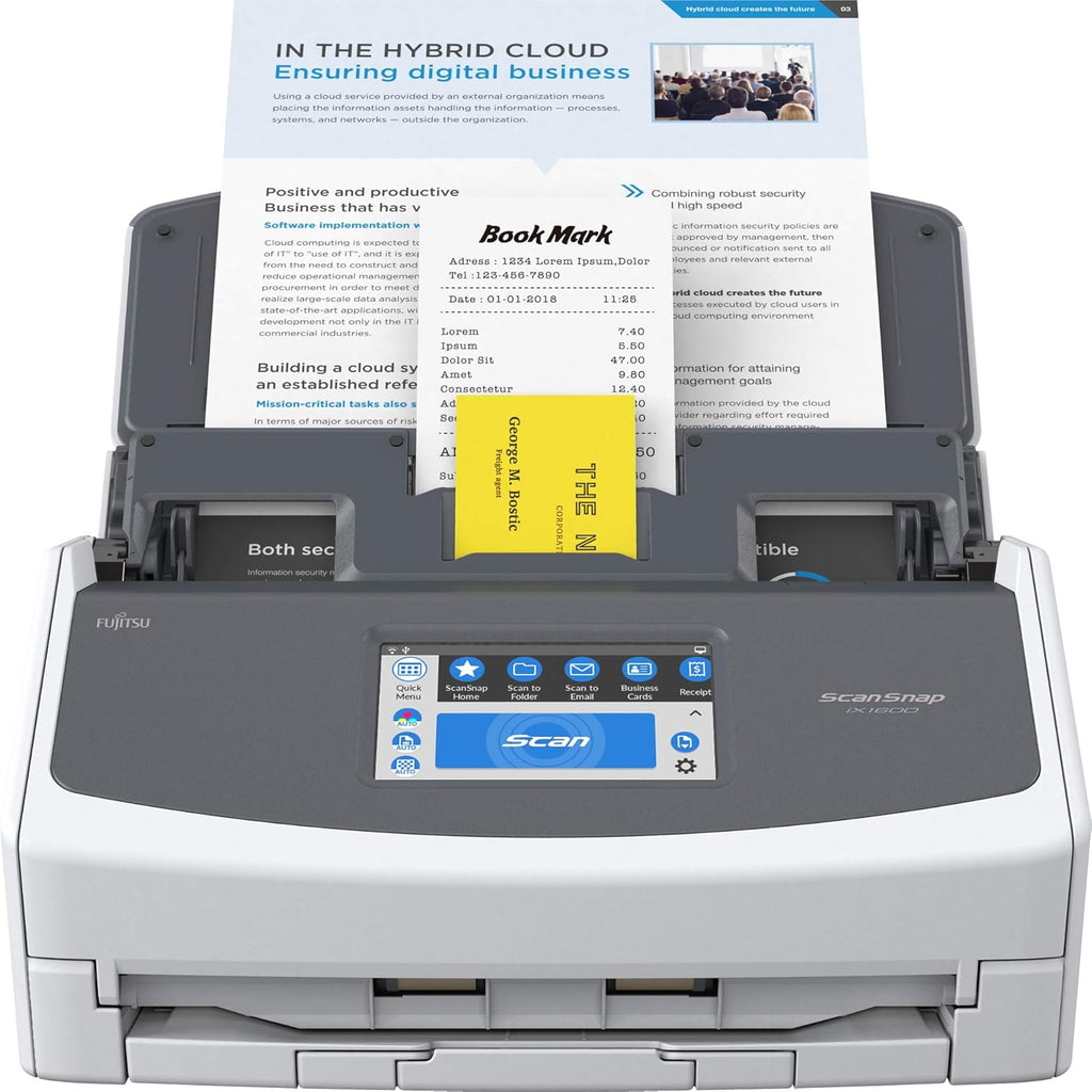 Black Document Scanner V8619