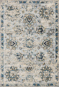 Grey Navy Rug J520432