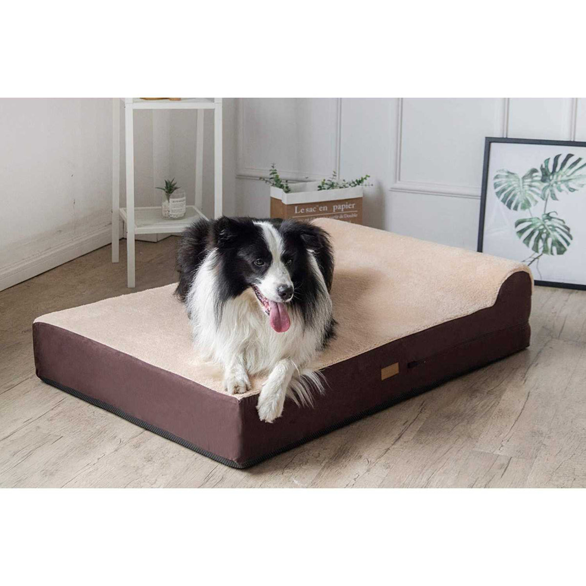 Dog Bed with Pillow Memory Foam H304