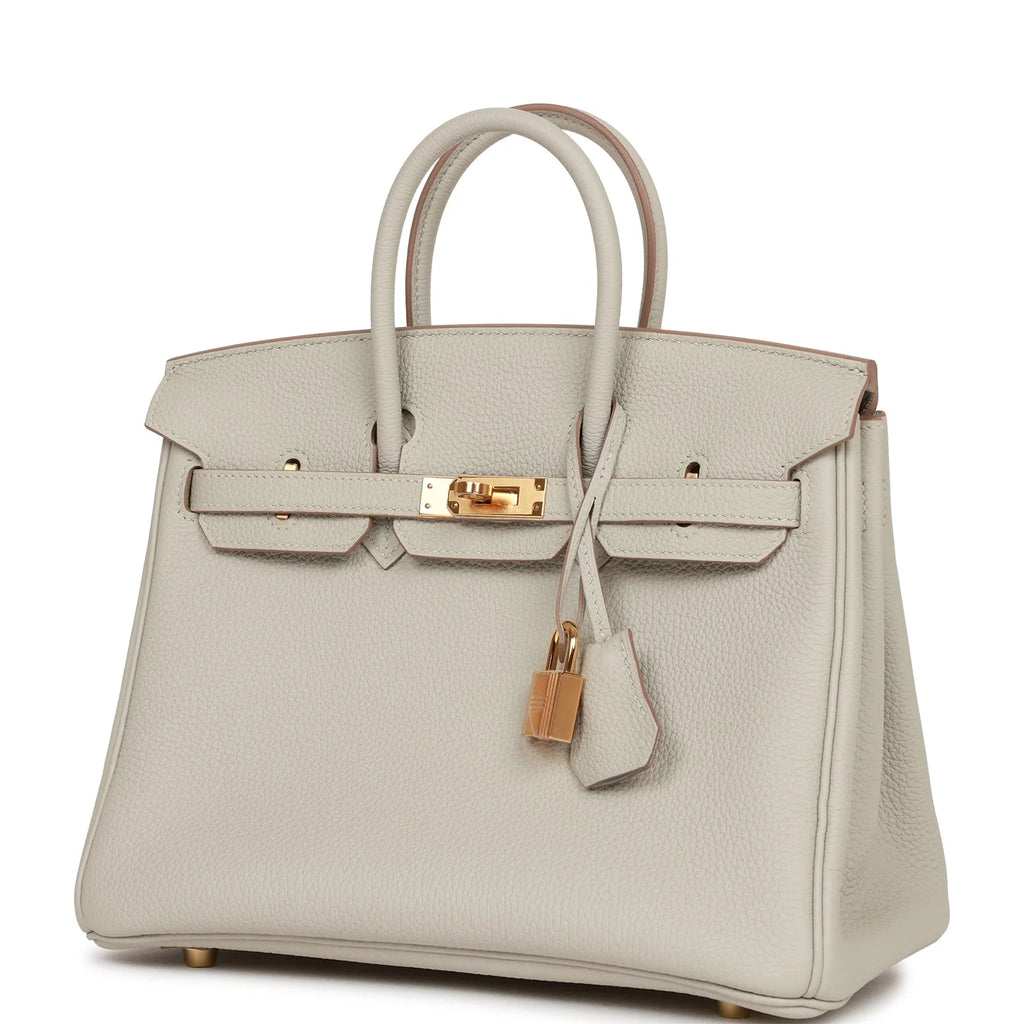 Birkin 25 Gris Perle Togo Gold Hardware R239