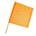 Heavy-Duty Mesh Safety Traffic Warning Flag 18 in. x 18 in. x 27 in. Pack of 10 H5750