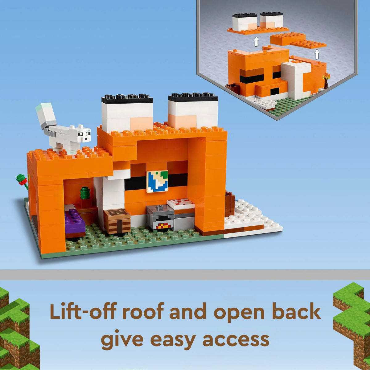 Minecraft Fox Lodge House Building Set Z667565