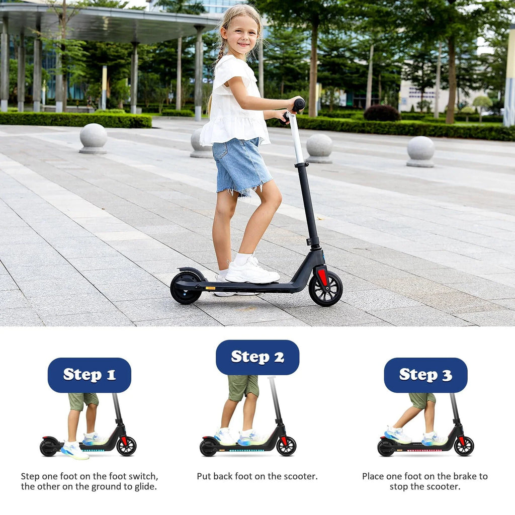 Electric Scooter for Kids 120W Pink T45502