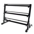 Black 3-tiered Dumbbell Storage Rack Y782