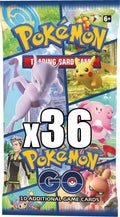 Pokemon GO 36 Booster Packs Trading Card Game N4428