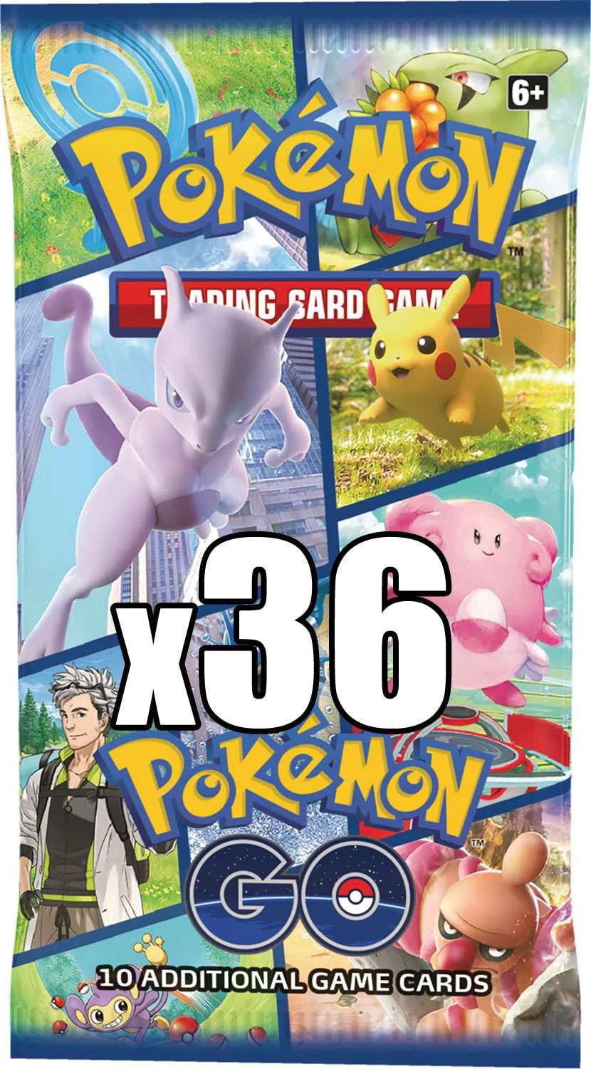Pokemon GO 36 Booster Packs Trading Card Game N4428
