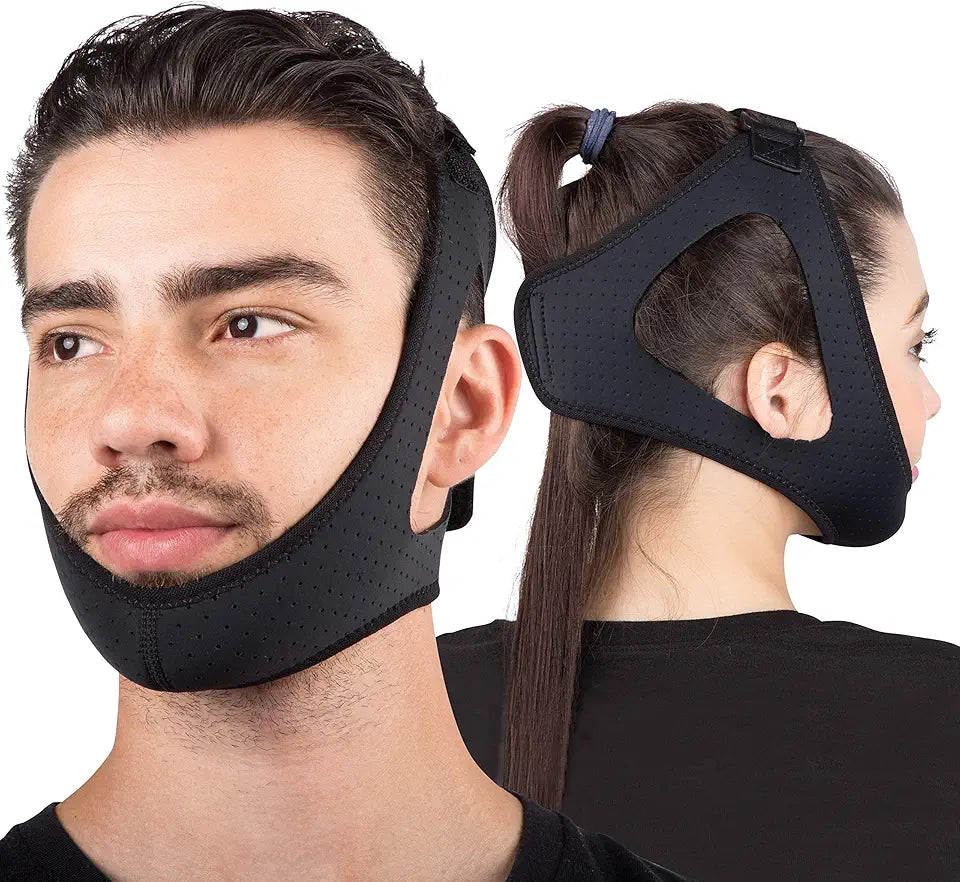 Anti Snoring Chin Strap with Adjustable Hook 'N Loop Strap Y739758