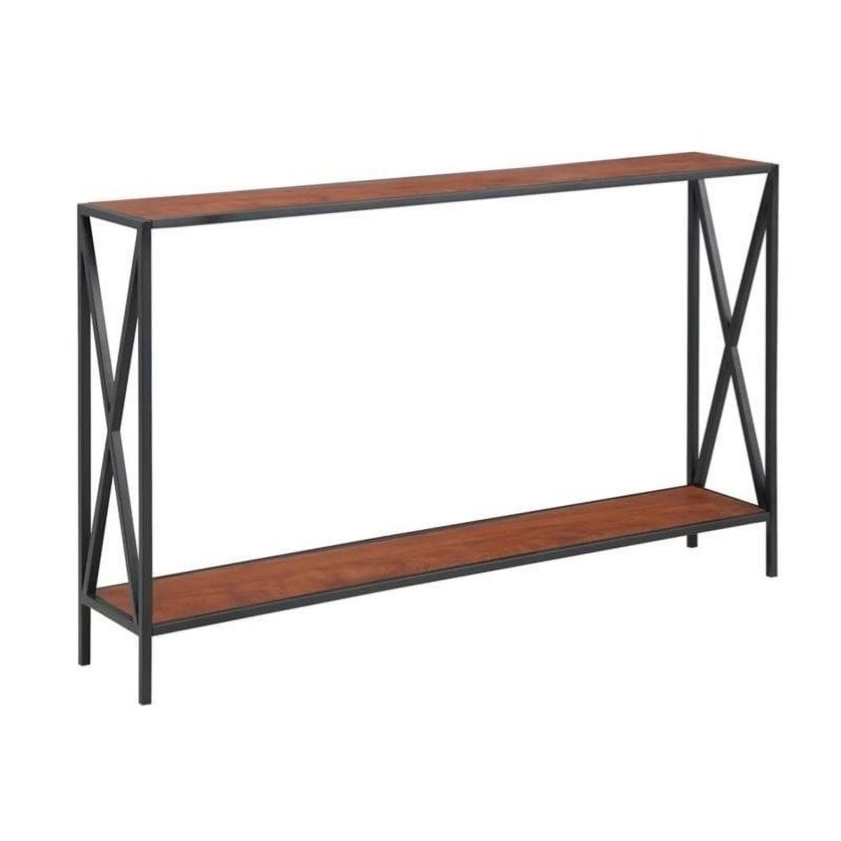 Black and Cherry Console Table T861
