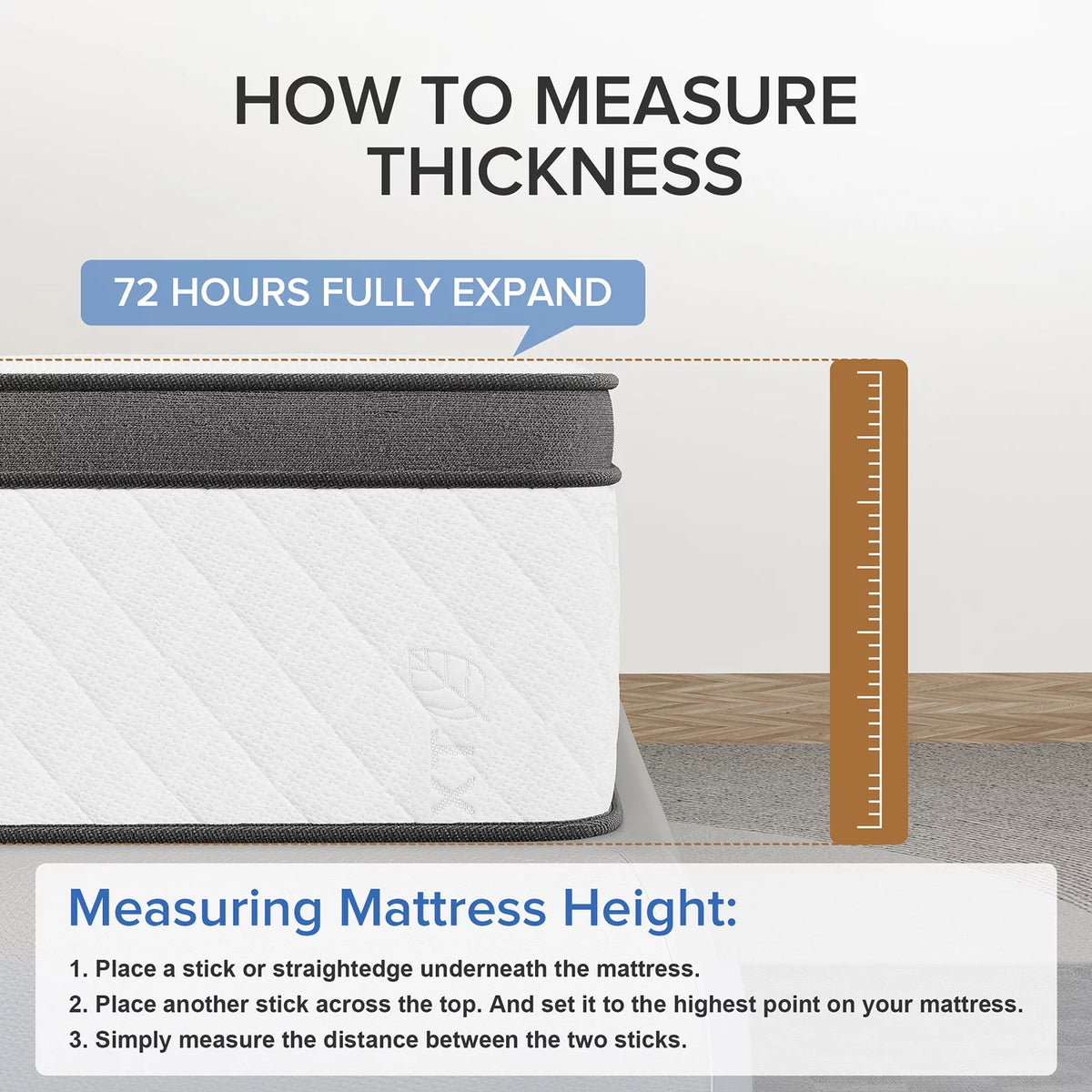 12 inch Twin Gel Memory Foam Mattress Z664