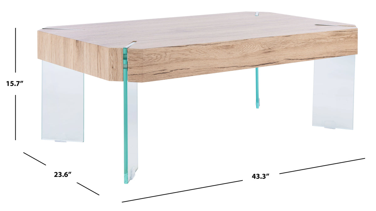 Contemporary Glass Leg Coffee Table R561411
